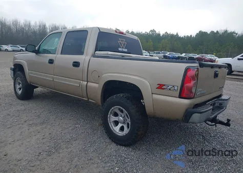 2005 Chevrolet Silverado 1500 Z71 from USA, damaged, VIN 2GCEK13T951227100